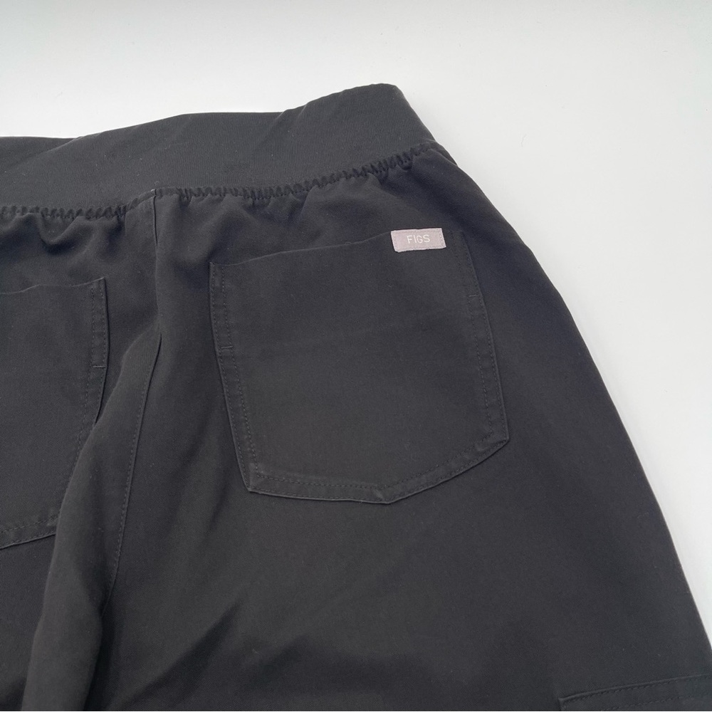 Figs Jogger Womens XS XSmall Black Zamora 2.0 Scrub Drawstring Stretch Pants - Picture 7 of 9
